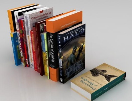 Books 3D Model Download,Free 3D Models Download