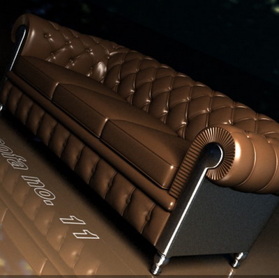 Chesterfield Sofa 3d Model Free Download