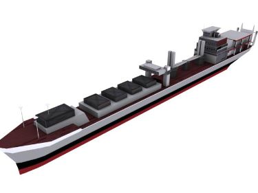 Cargo Ship 3d Model Free Download