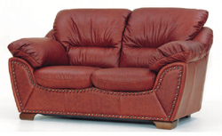 Ou wine double soft sofa 3D models