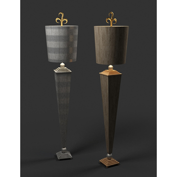 European-style table lamp 3D model