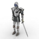 European knights 3D models