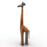 Giraffe sculpture model