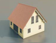    4   simple houses / Architectural Model-38